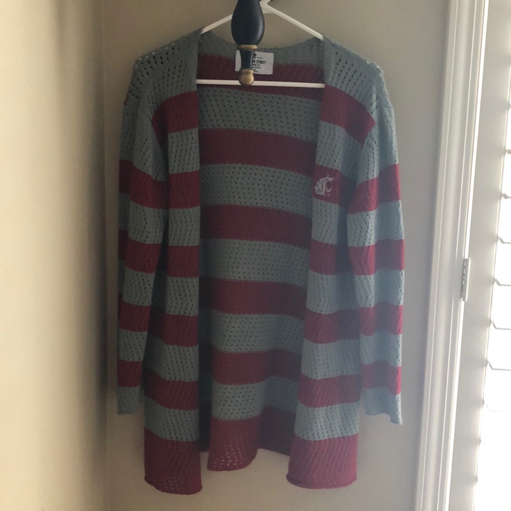 Washington State Cougars Cardigan Sweater
